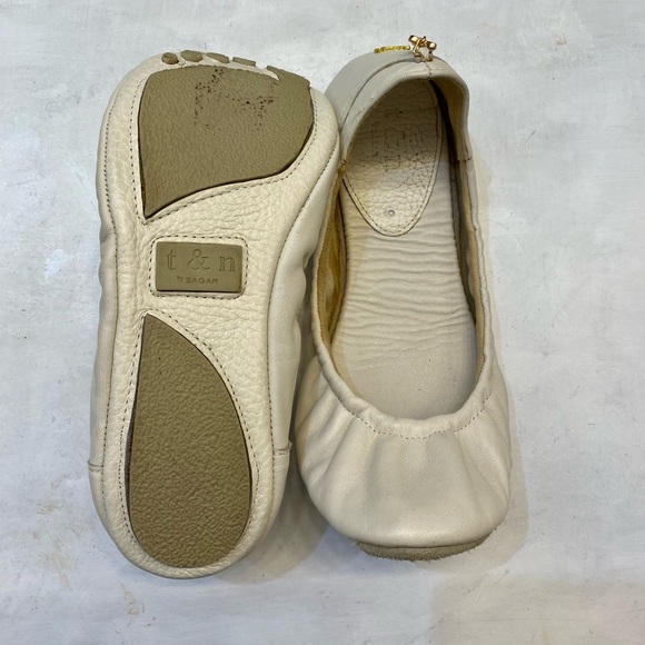 T&N by SAGAR Ballet flat travel loafers size 9 excellent condition clean - Picture 4 of 9